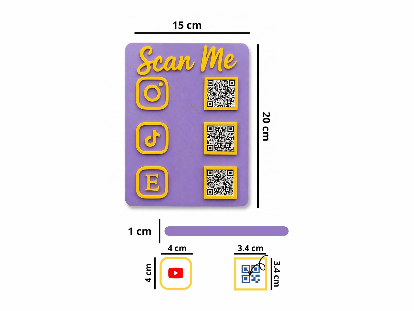 Plaque QR Code Personnalisée