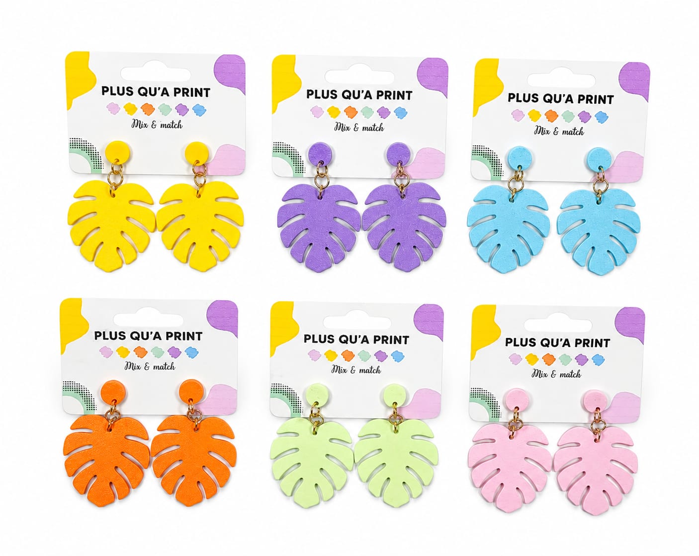Boucles d'oreilles feuilles