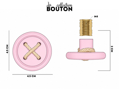 Boutons de meuble colorés Lot de 2