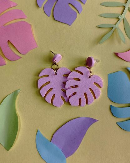 Boucles d'oreilles feuilles