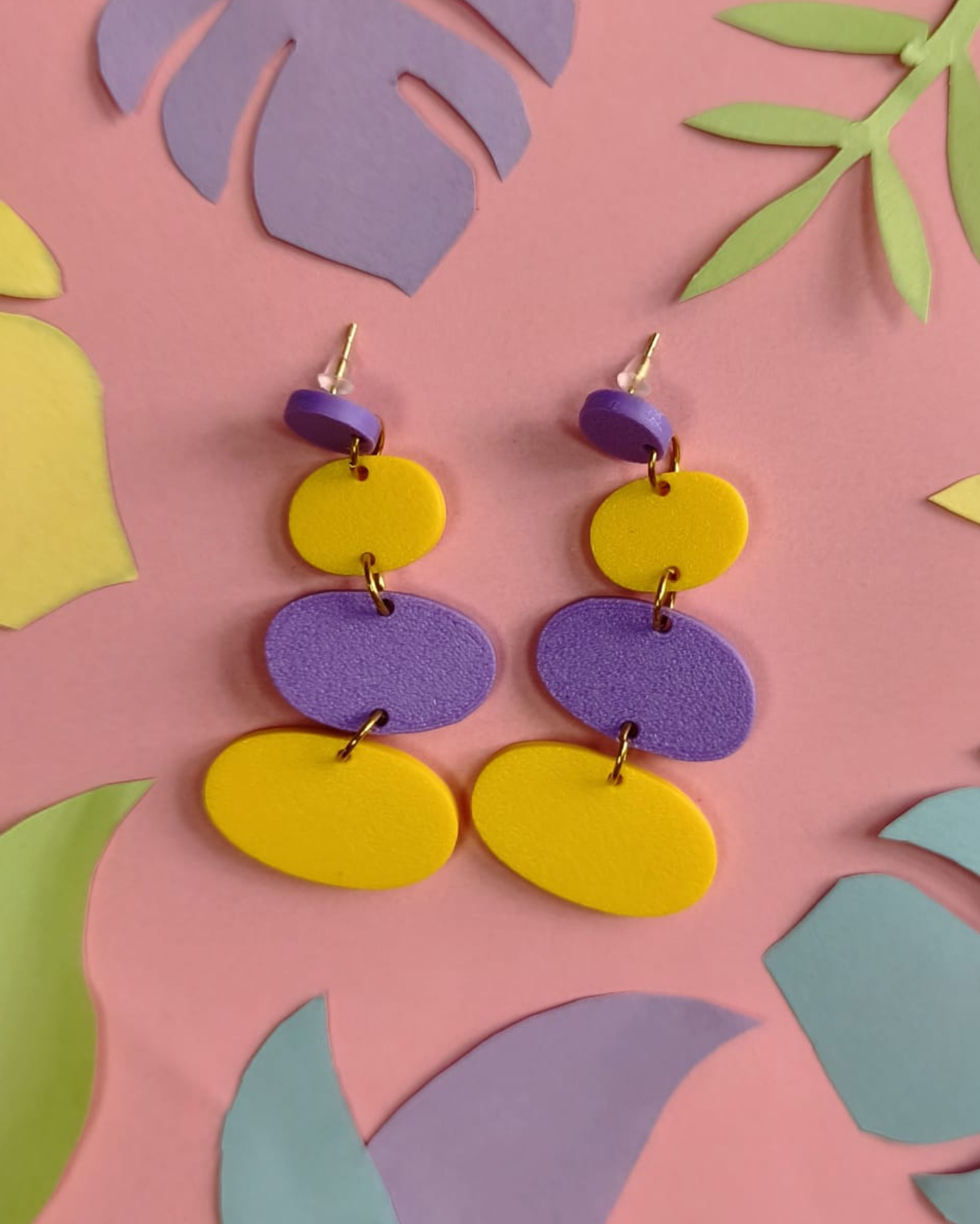 Boucles d'oreilles galets