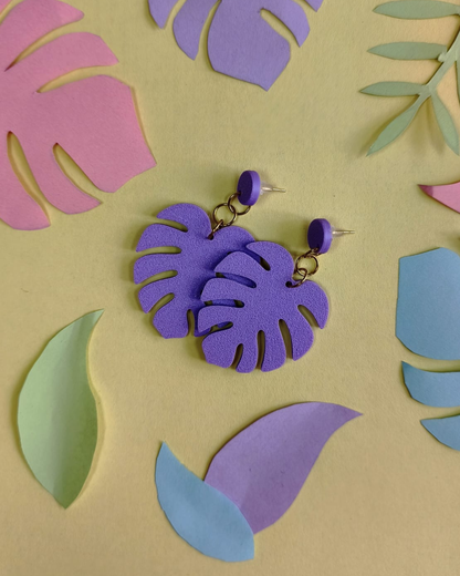 Boucles d'oreilles feuilles