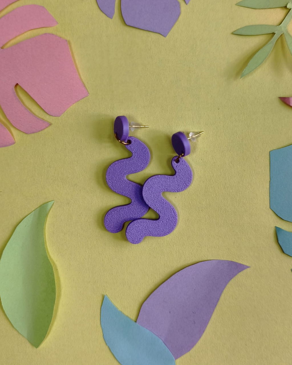Boucles d'oreilles vagues