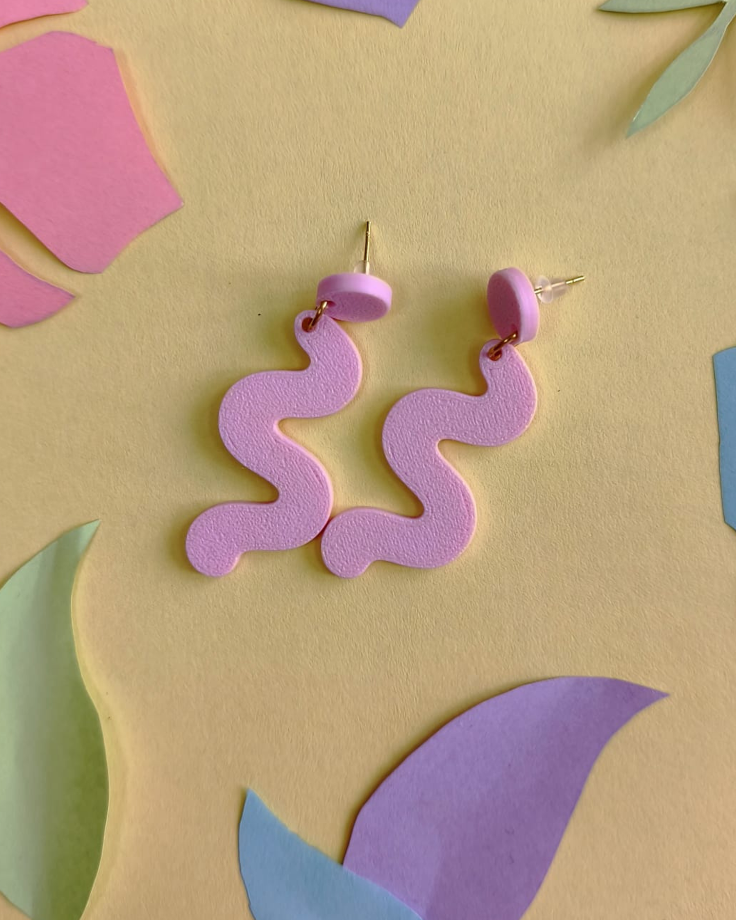 Boucles d'oreilles vagues