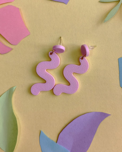 Boucles d'oreilles vagues