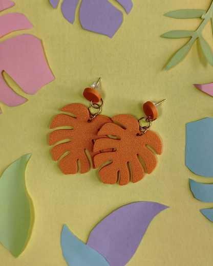 Boucles d'oreilles feuilles