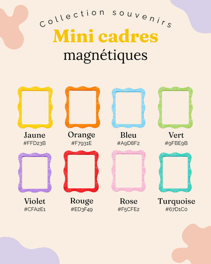 Mini cadres magnétiques lot de 2