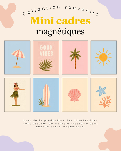 Mini cadres magnétiques lot de 2