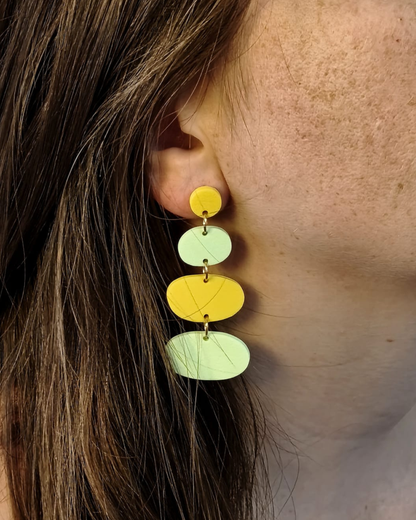 Boucles d'oreilles galets