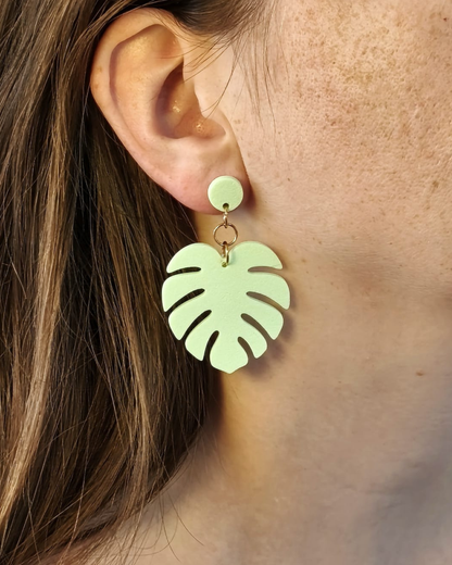 Boucles d'oreilles feuilles