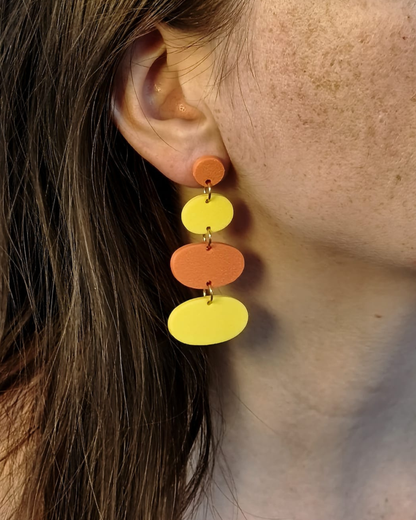 Boucles d'oreilles galets