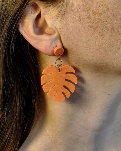 Boucles d'oreilles feuilles