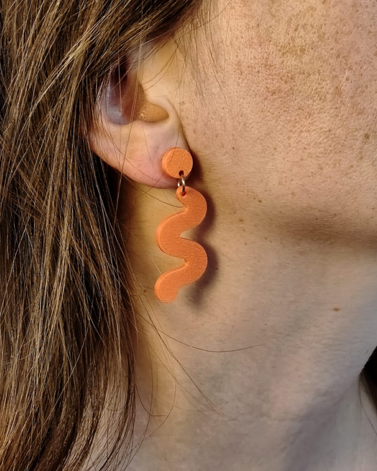 Boucles d'oreilles vagues