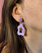 Boucles d'oreilles organiques