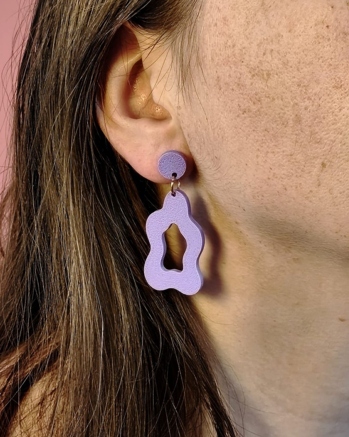 Boucles d'oreilles organiques