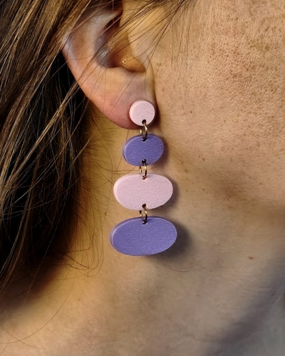 Boucles d'oreilles galets