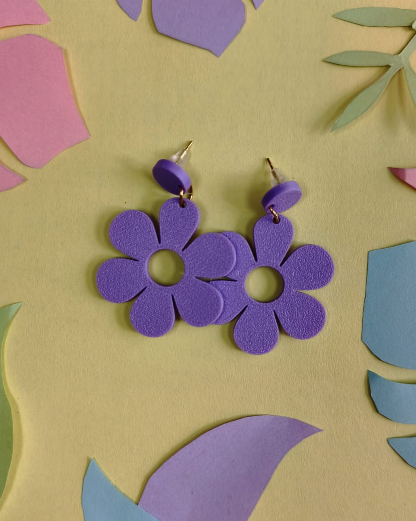Boucles d'oreilles fleurs