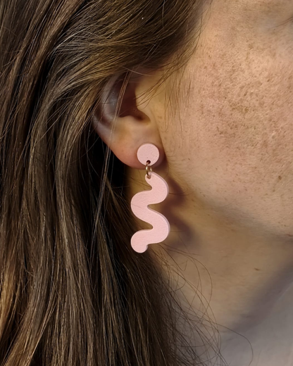 Boucles d'oreilles vagues