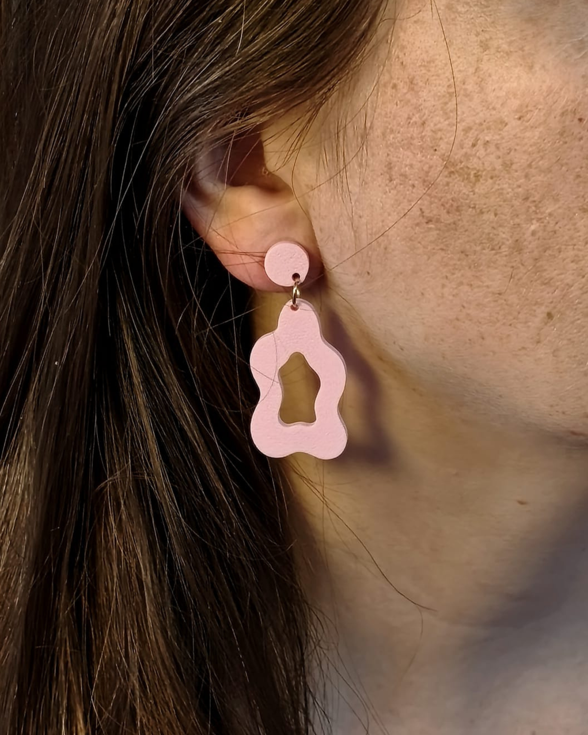 Boucles d'oreilles organiques