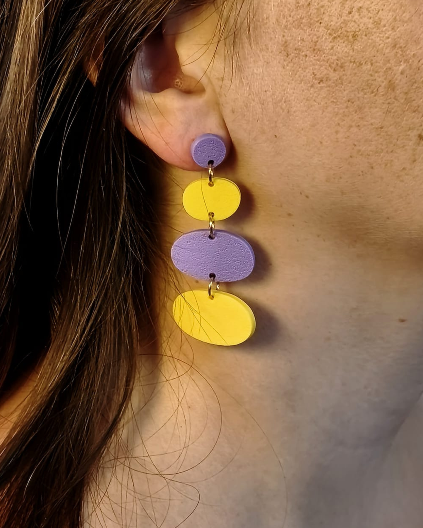 Boucles d'oreilles galets