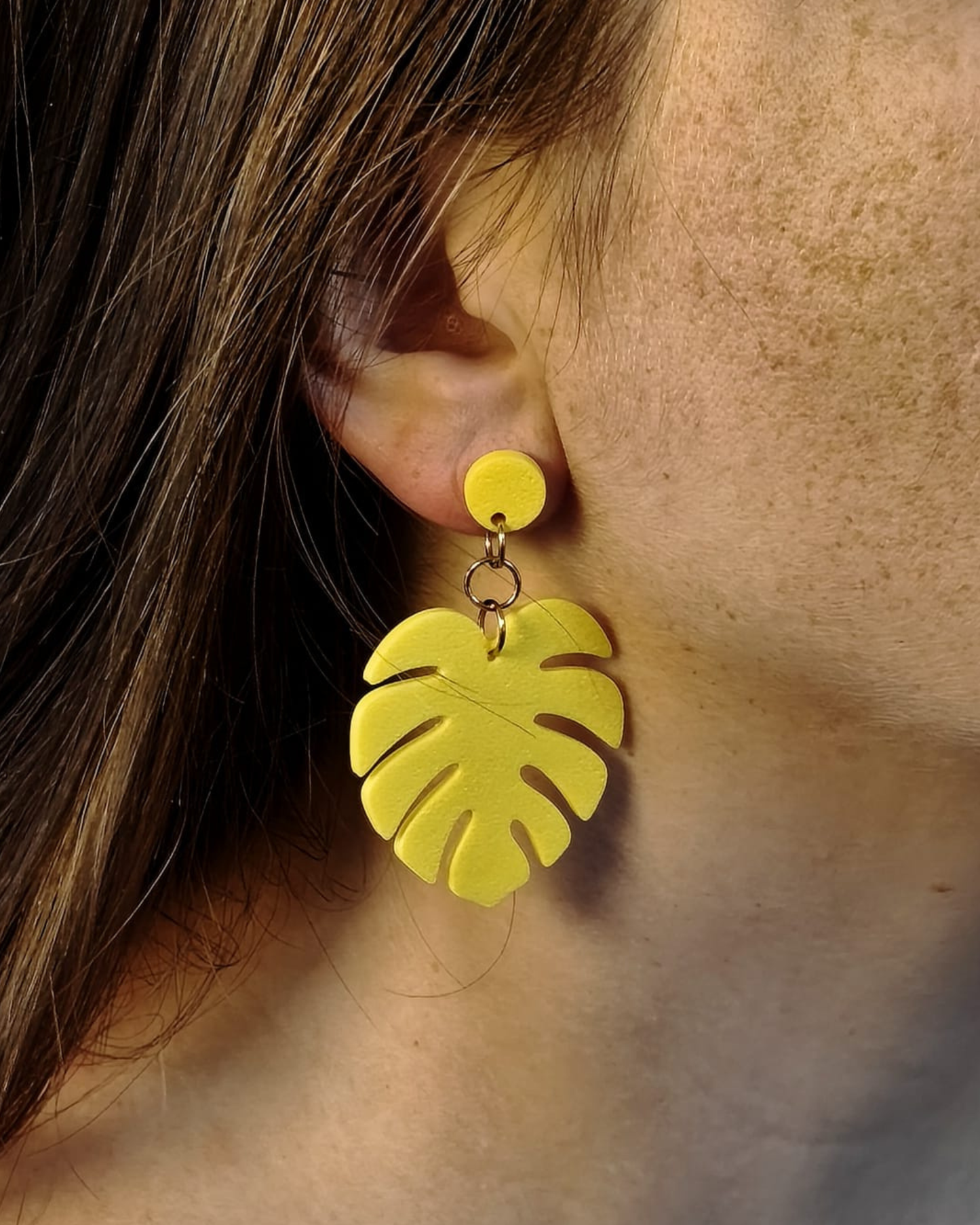 Boucles d'oreilles feuilles
