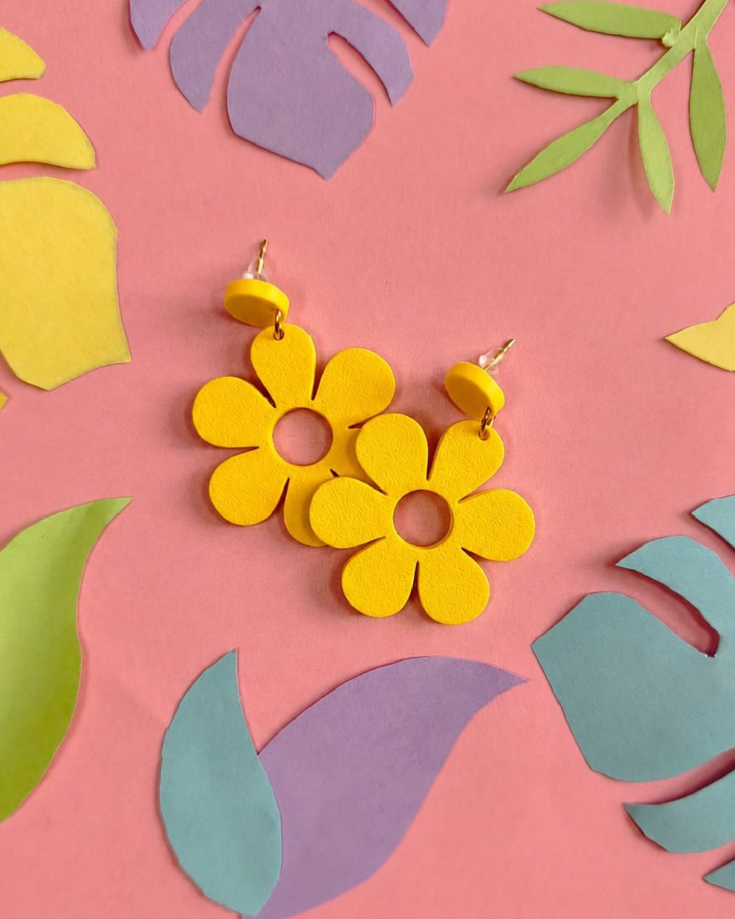 Boucles d'oreilles fleurs