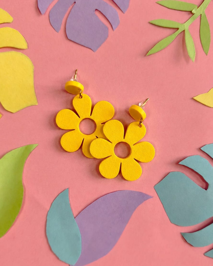 Boucles d'oreilles fleurs
