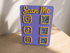 Plaque QR Code Personnalisée