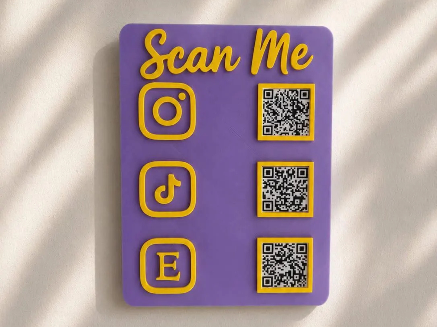 Plaque QR Code Personnalisée