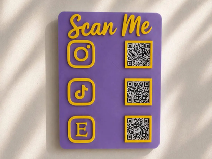 Plaque QR Code Personnalisée