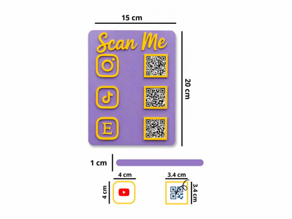 Plaque QR Code Personnalisée
