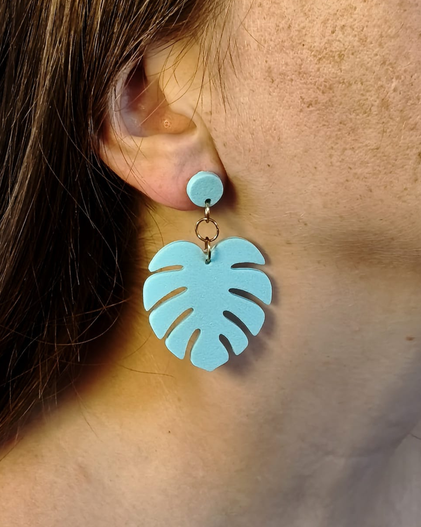 Boucles d'oreilles feuilles