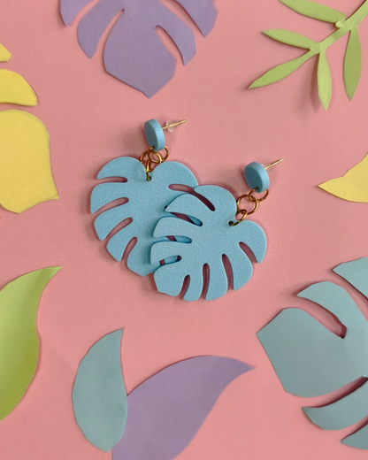 Boucles d'oreilles feuilles