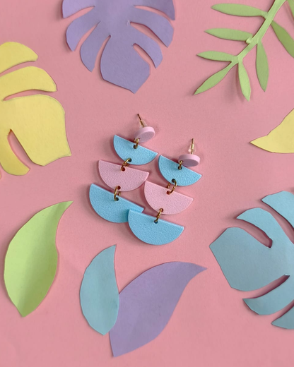 Boucles d'oreilles demi-cercles