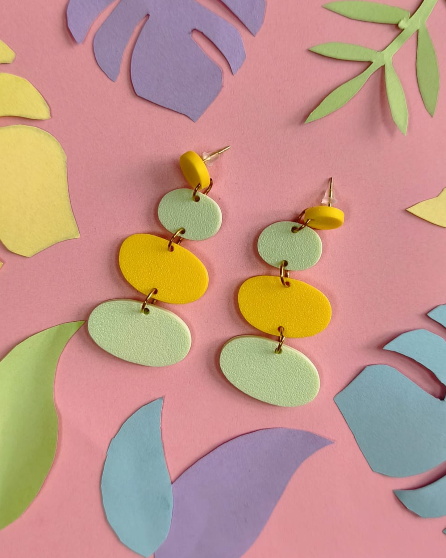 Boucles d'oreilles galets