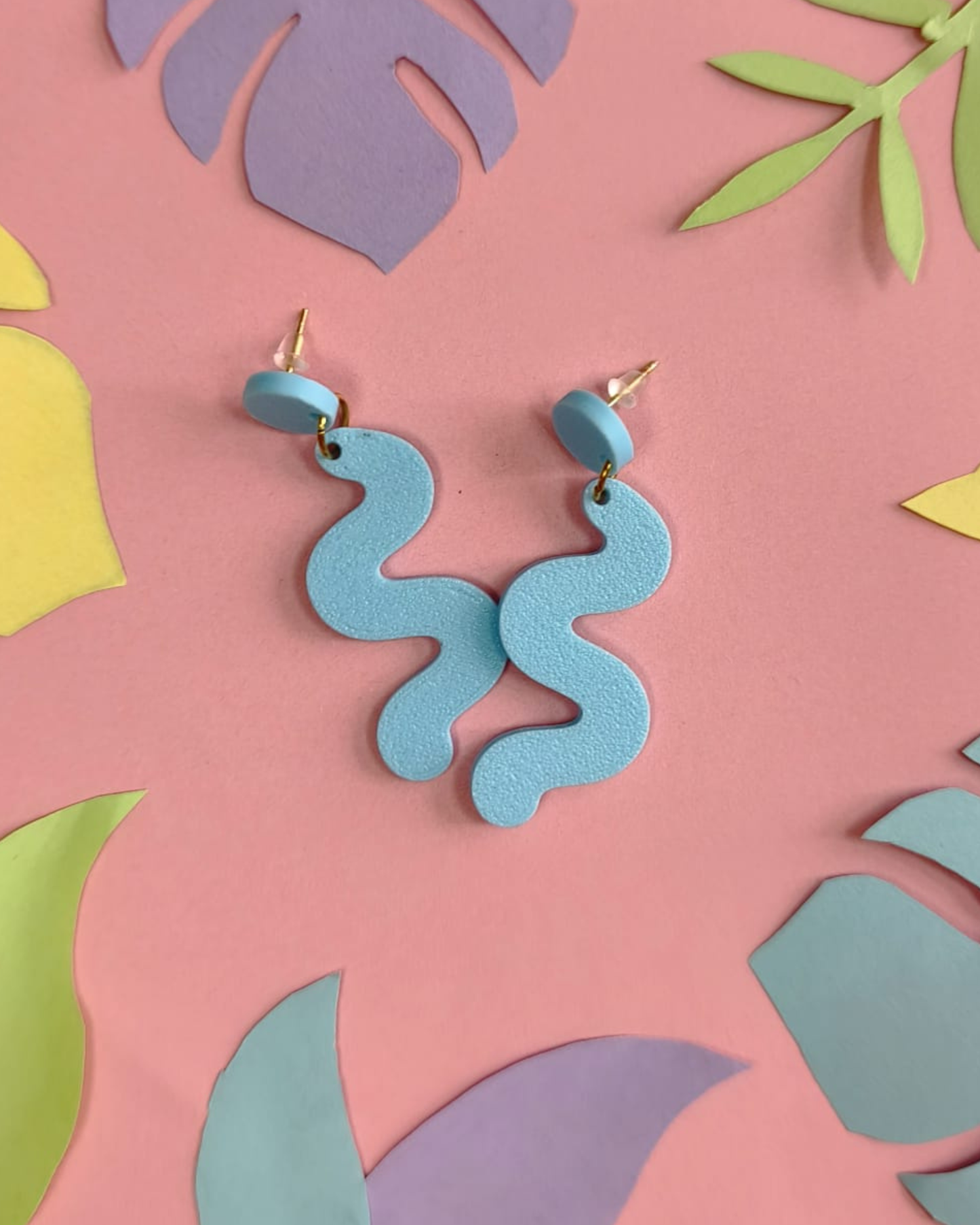 Boucles d'oreilles vagues