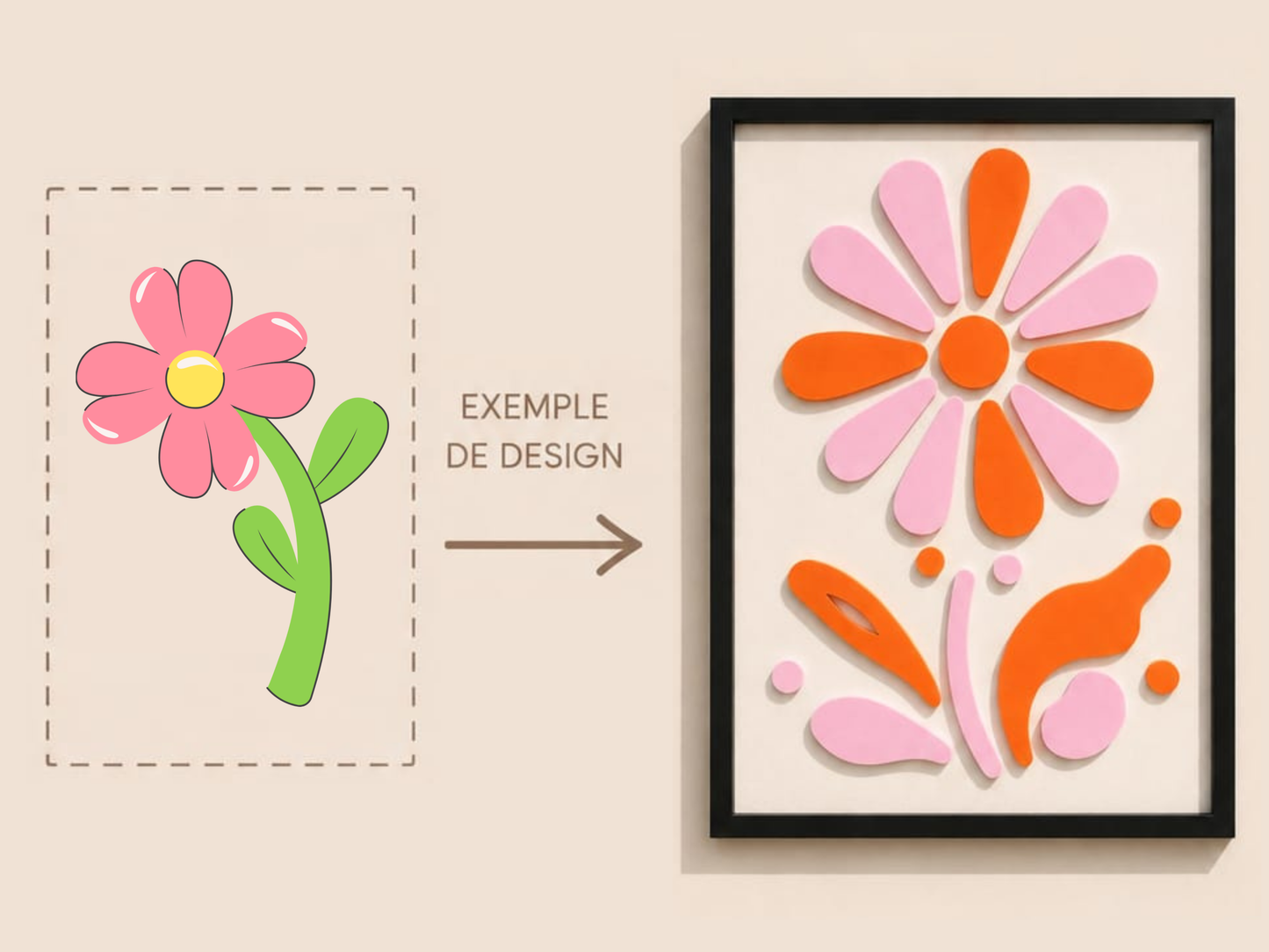 Cadre Personnalisé 3D - Transformez votre image en oeuvre d'art