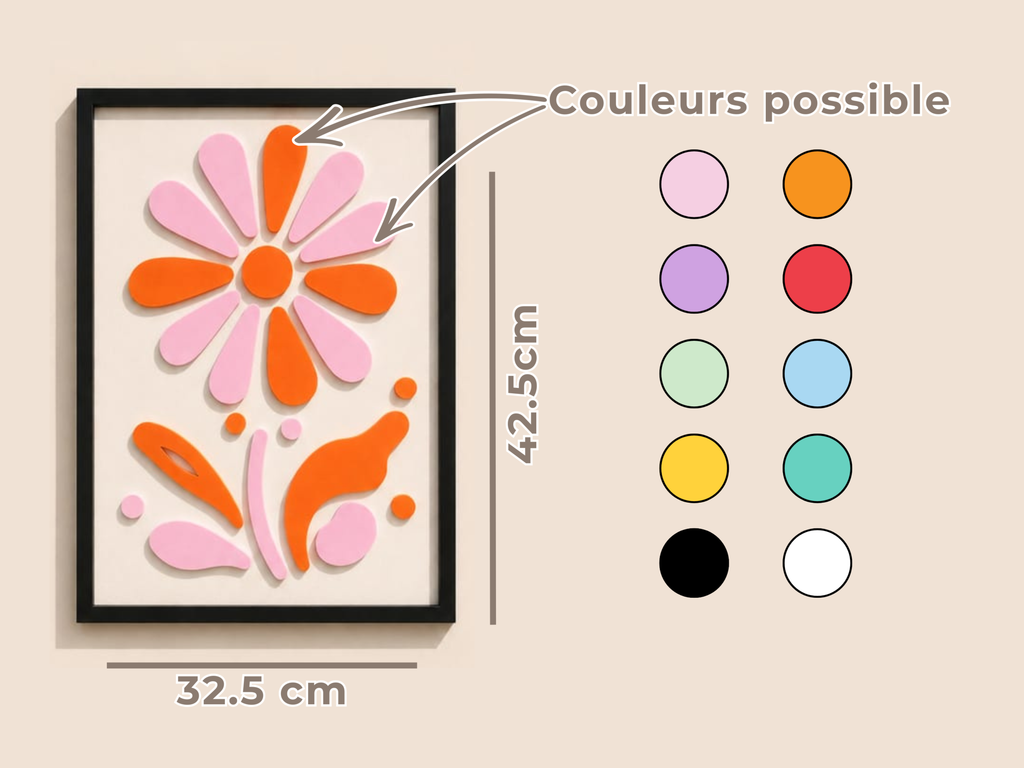 Cadre Personnalisé 3D - Transformez votre image en oeuvre d'art