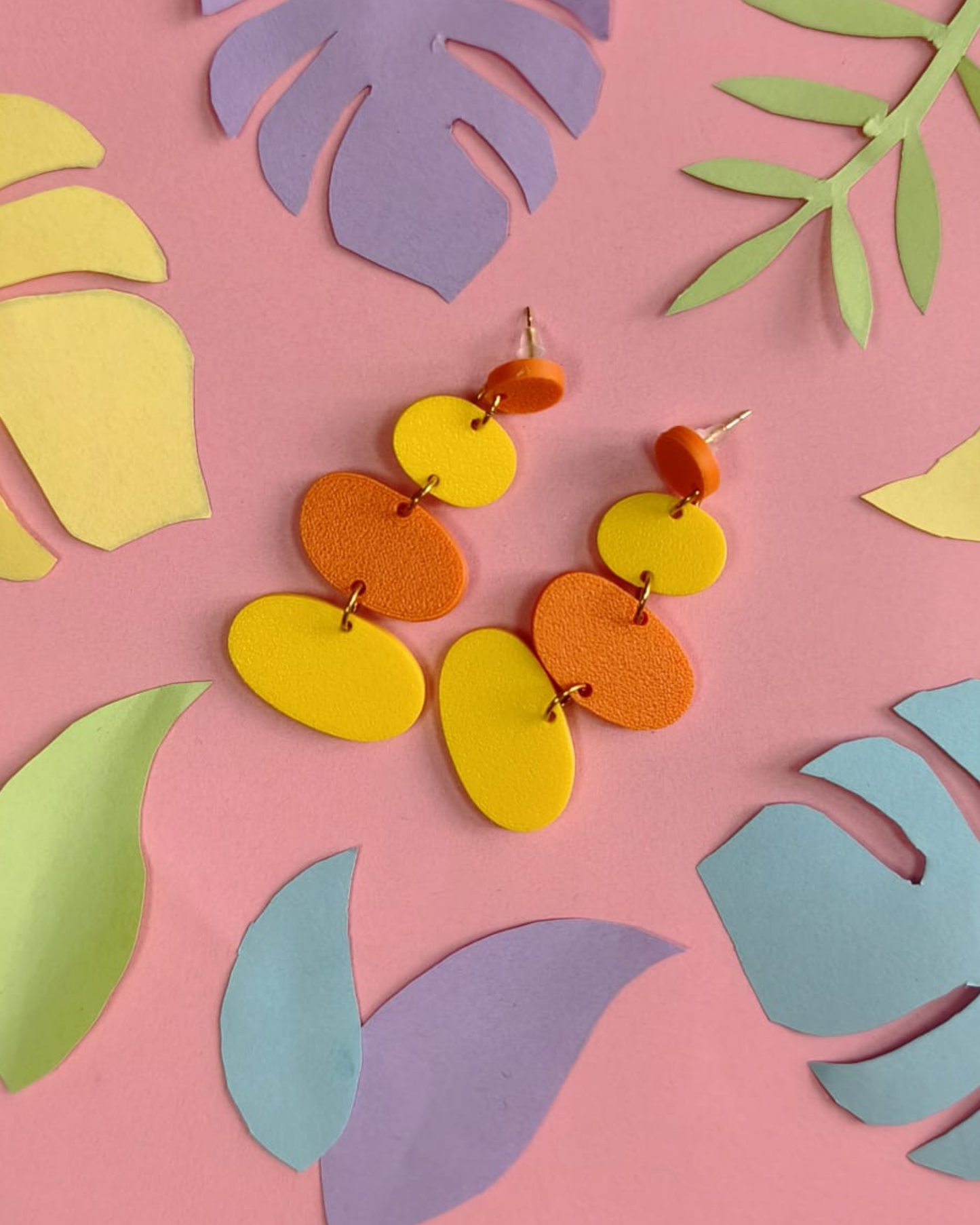 Boucles d'oreilles galets