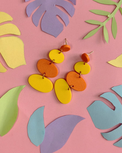 Boucles d'oreilles galets