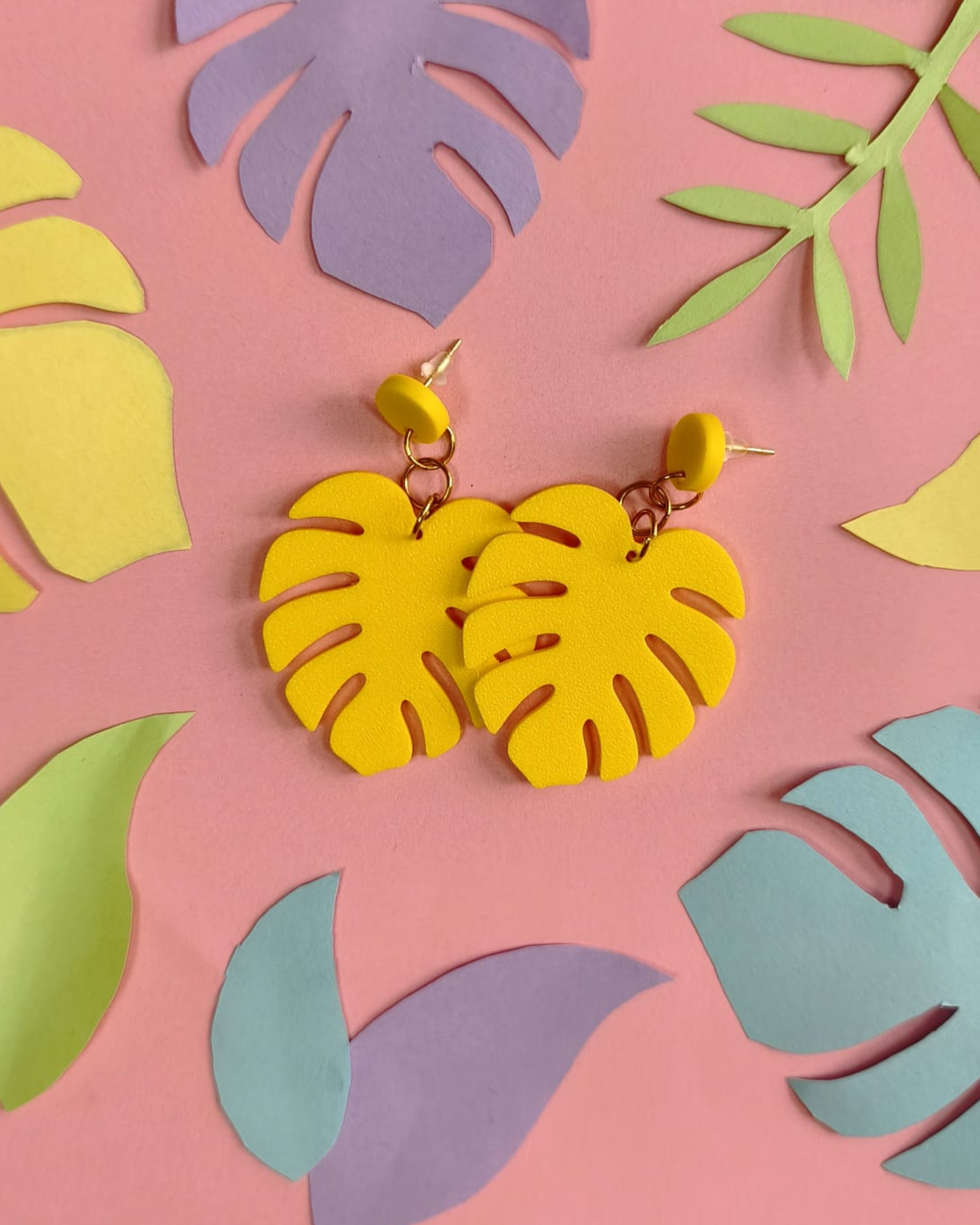 Boucles d'oreilles feuilles