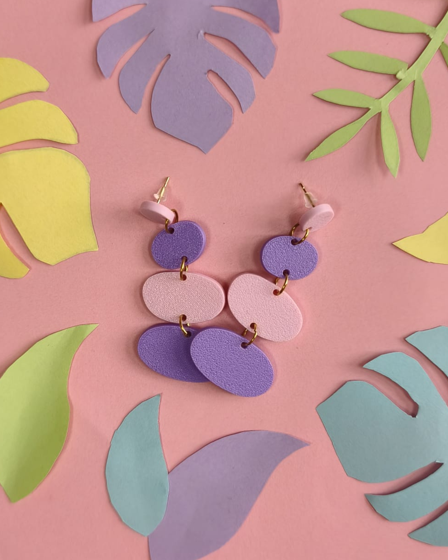 Boucles d'oreilles galets