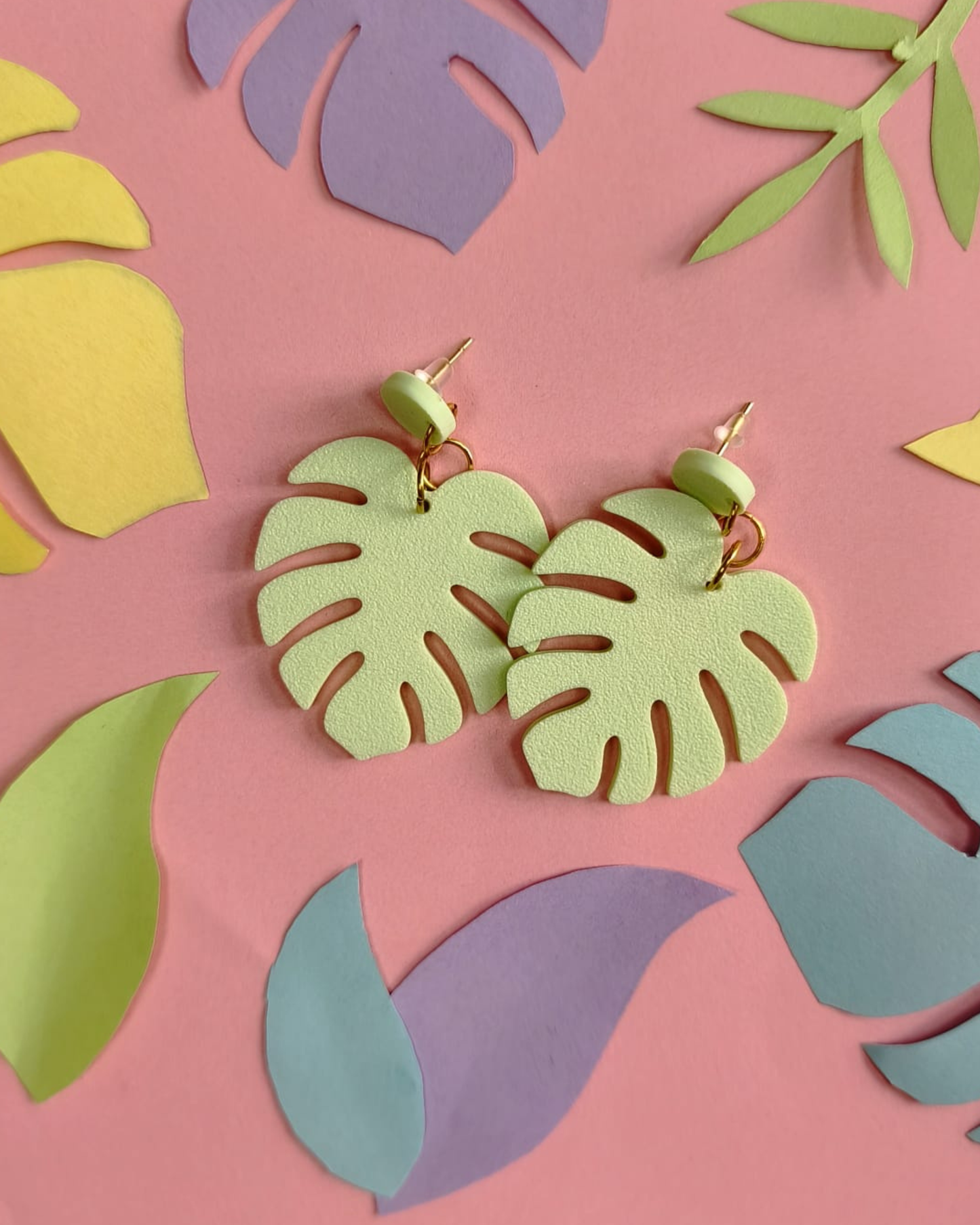 Boucles d'oreilles feuilles
