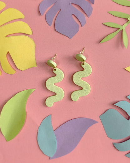 Boucles d'oreilles vagues
