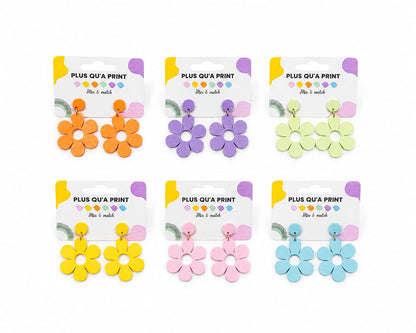 Boucles d'oreilles fleurs