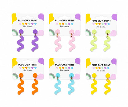 Boucles d'oreilles vagues